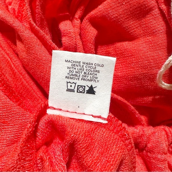 Revolve Lanston Halter Neck Hi-Lo Sleeveless Midi Dress In Coral Orange Sz M NWT - Picture 9 of 9